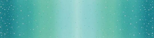 Fabric Moda Turquoise Ombre Fairy Dust Metallic by the Quarter Yard 10871-209M